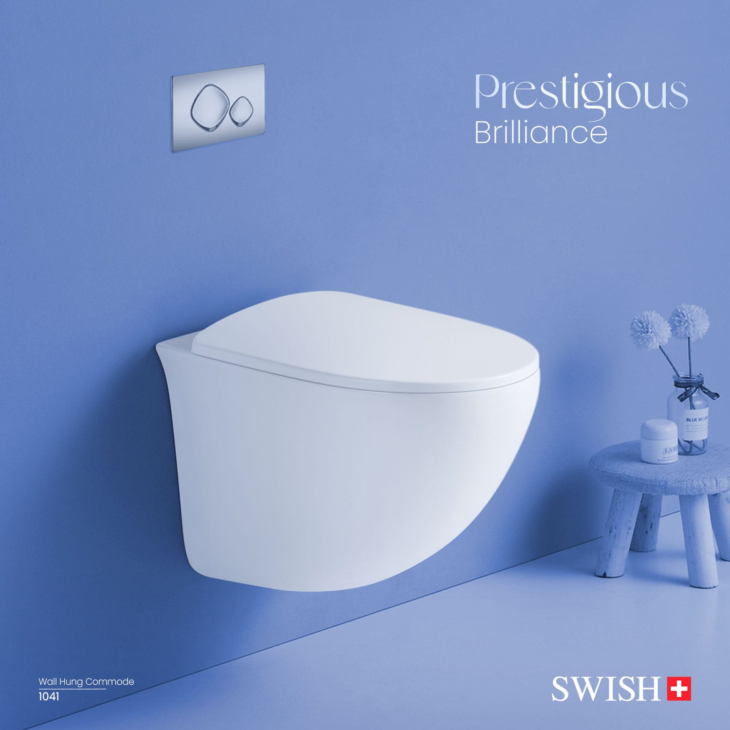 1041 SWISH Wall Hung Commode SWISH