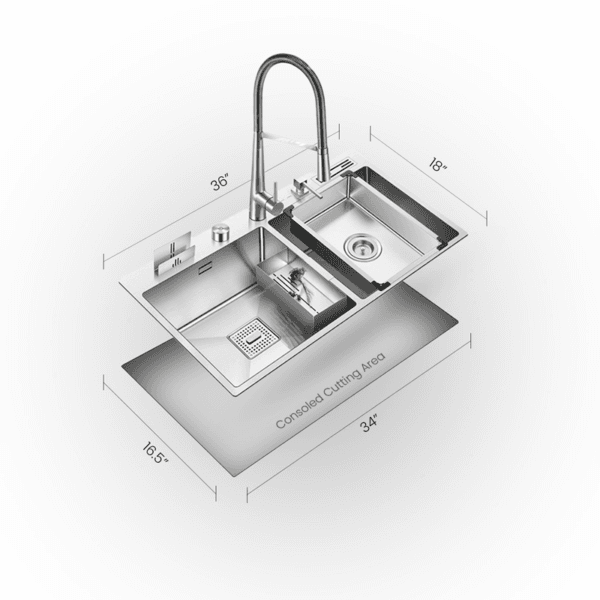 Sink M1836DB 800x800 1