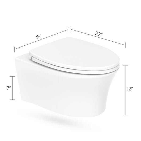 WC 0273206 SWISH Wall Hung Commode - Image 2