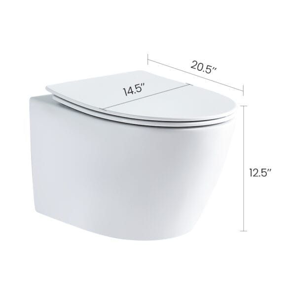 WC 0200113-00 SWISH Wall Hung Commode - Image 2