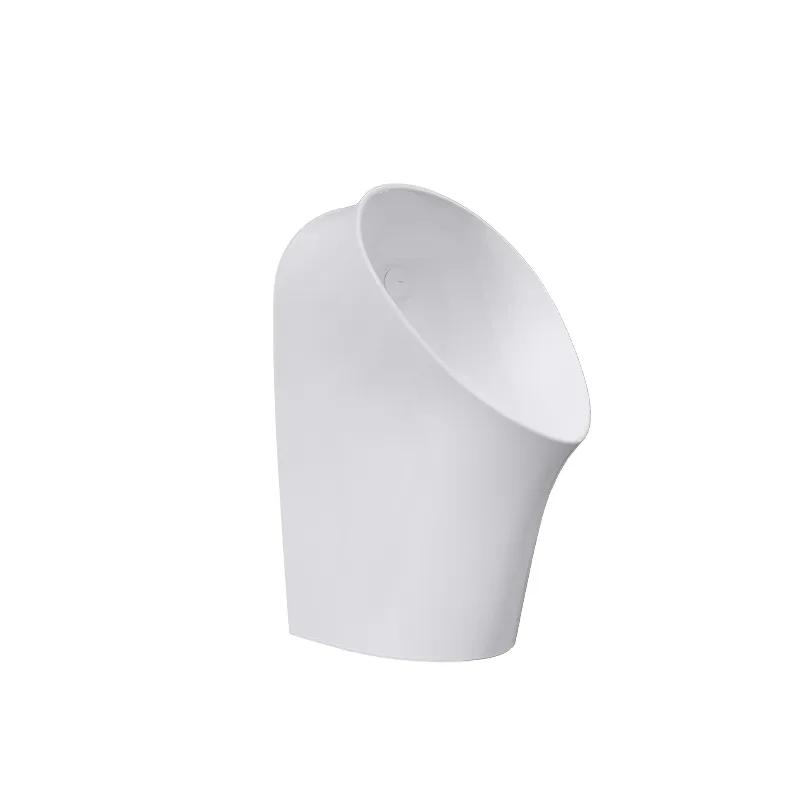 Sleek White Urinal Commode