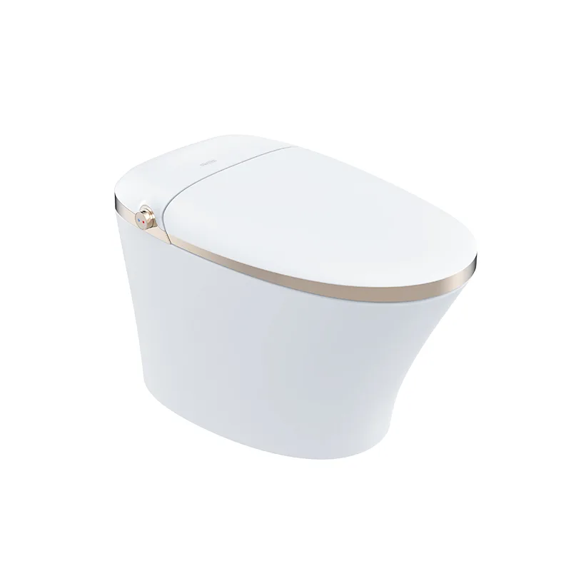 Smart wall hung commode