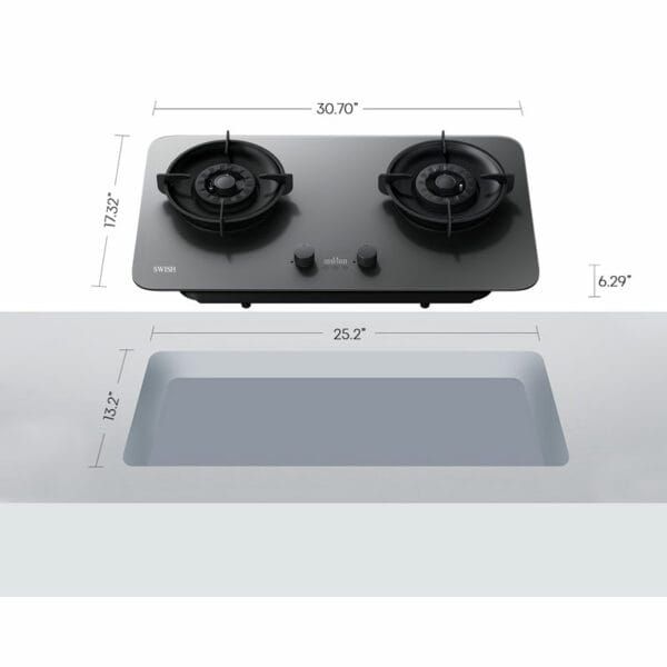 BR 0200113-72 SWISH Smart Kitchen Burner - Image 3