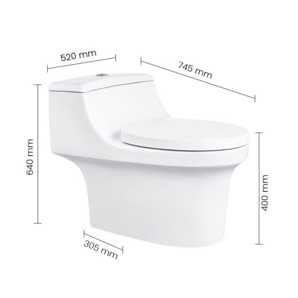 WC 0100143-00 SWISH Commode - Image 2