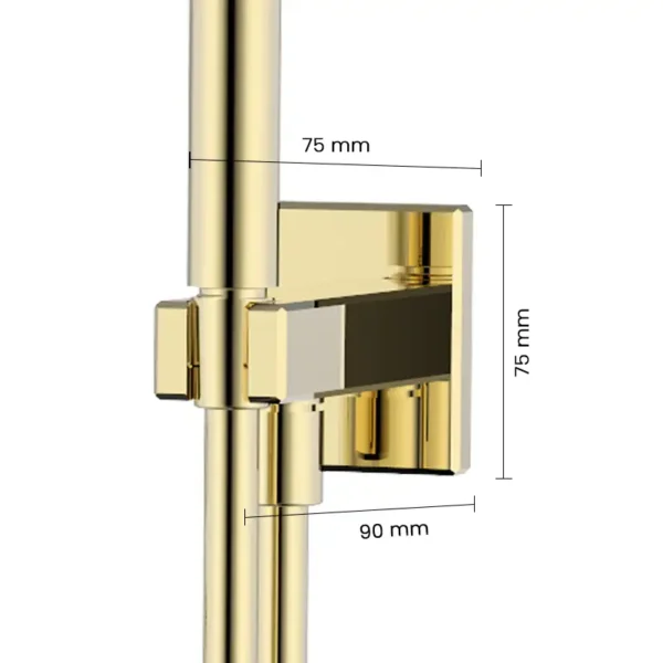 HC 0156130-31 SWISH Hand Shower Connector With Holder - Image 2