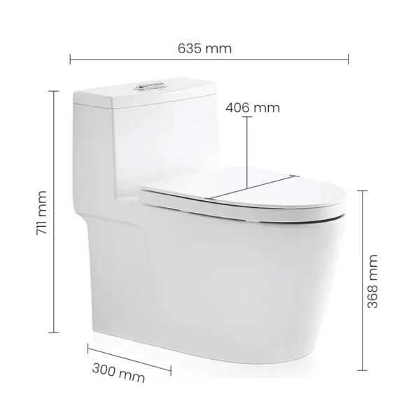 986T WH SWISH Commode - Image 2