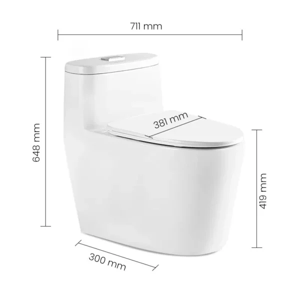 WC 0100113-00 SWISH Commode - Image 2