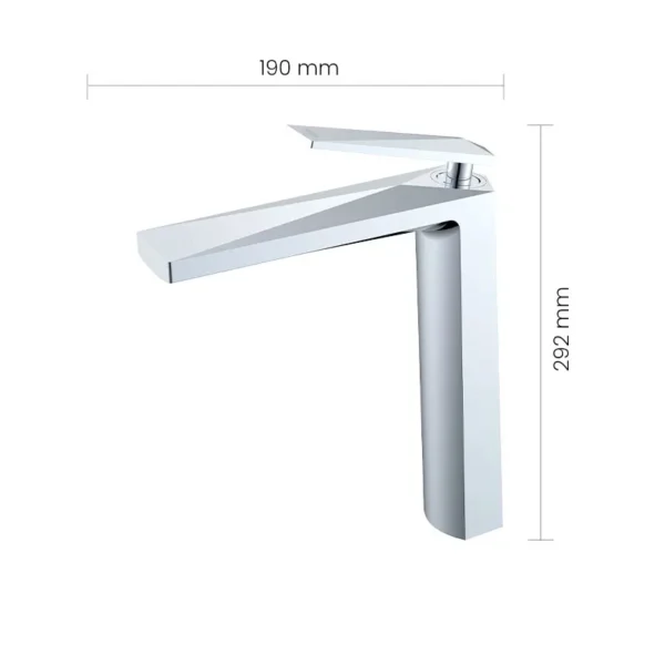 27213 SWISH Long Basin Mixer - Image 2