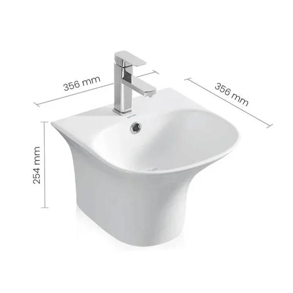 5100D WH SWISH Wall Hung Basin - Image 2