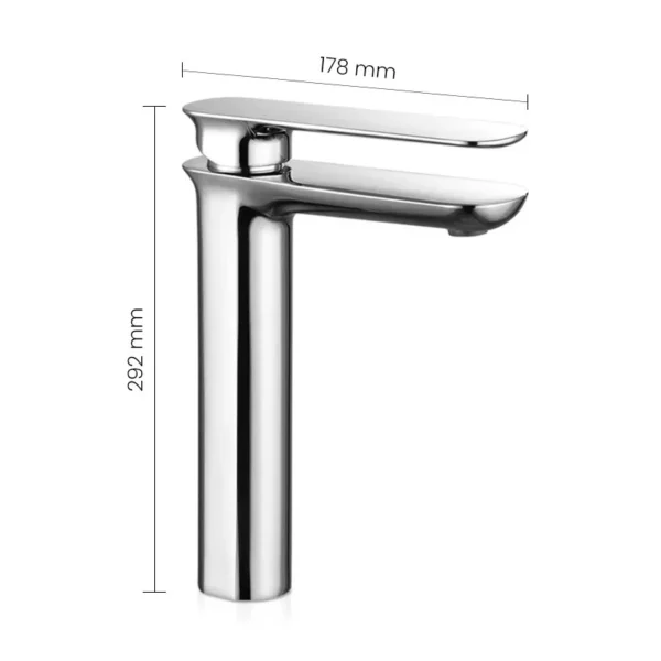 602213 SWISH Long Basin Mixer - Image 2