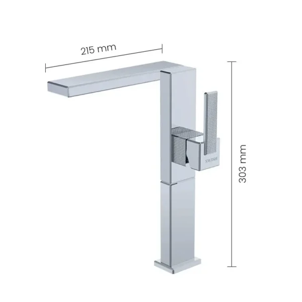 BF 0155121-00 SWISH Long Basin Mixer - Image 2