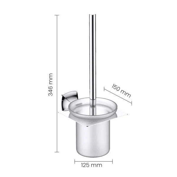 BH 0381134-00 SWISH Toilet Brush Holder - Image 2