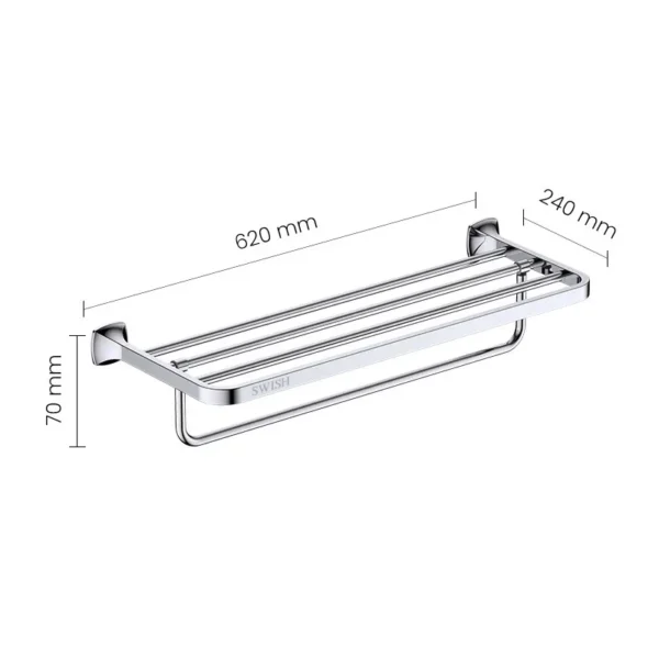 TR 0181139-00 SWISH Towel Rack - Image 2