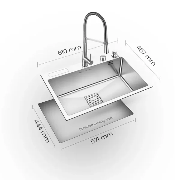 Solva - M1824SB SWISH Multifunctional Sink - Image 3