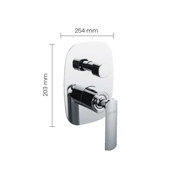 Paris - 704811 SWISH Shower Mixer 4 Way - Image 2