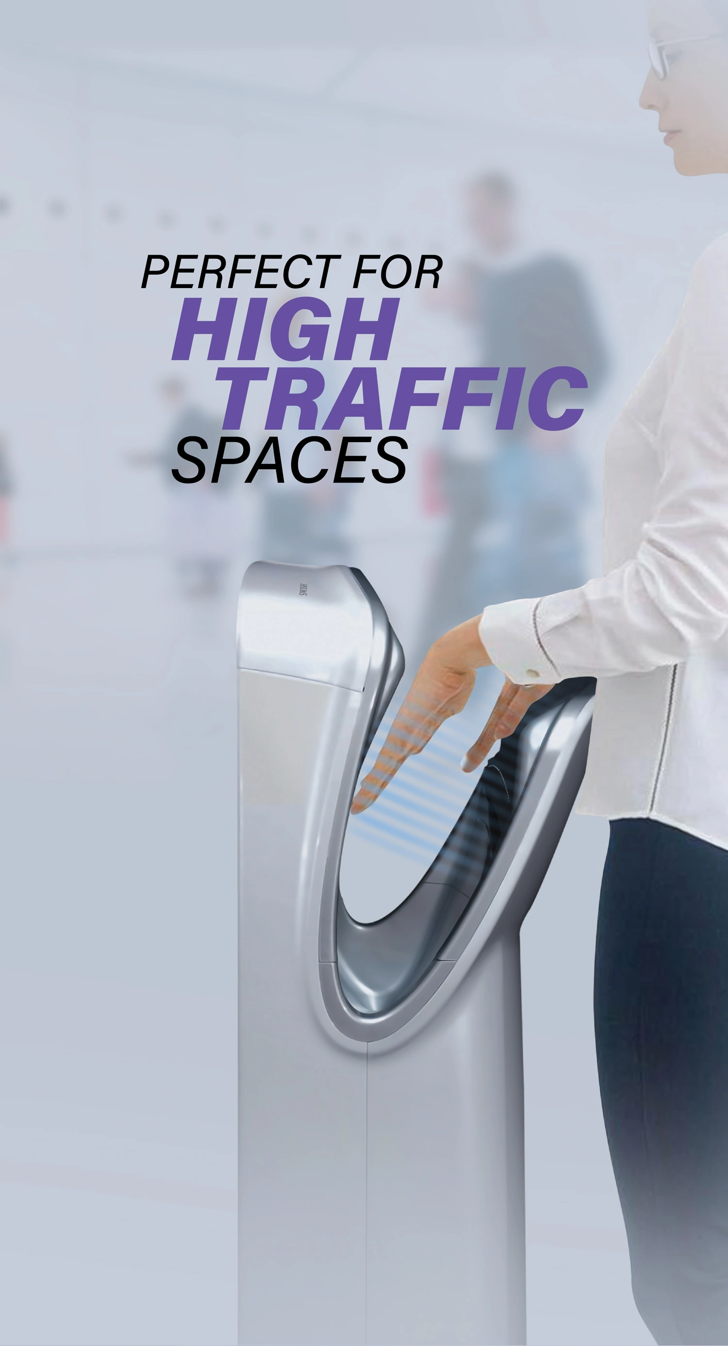 Dryfast - HD 0200149-00 SWISH Hand Dryer 6 Product Media