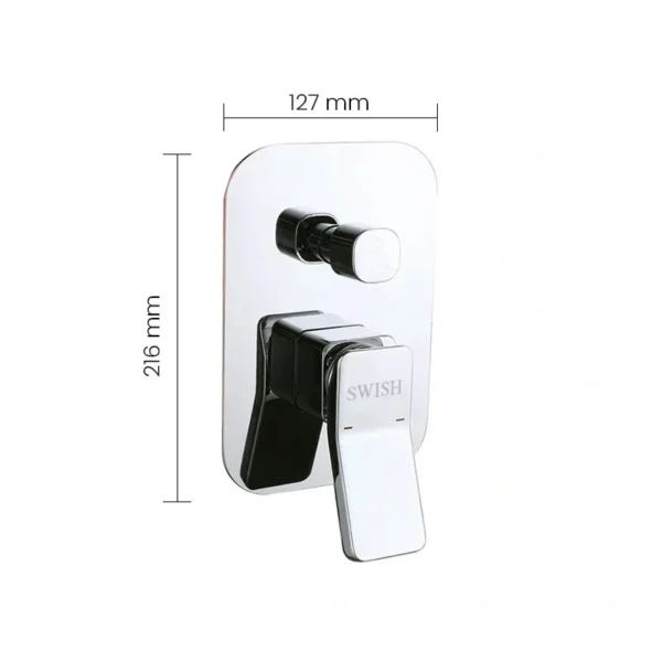 SM 0237115-00 SWISH Prato Shower Mixer 4 Way - Image 2
