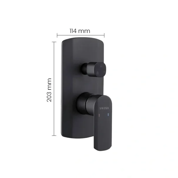 SM 0283112-22 MB SWISH Shower Mixer 5 Way - Image 2