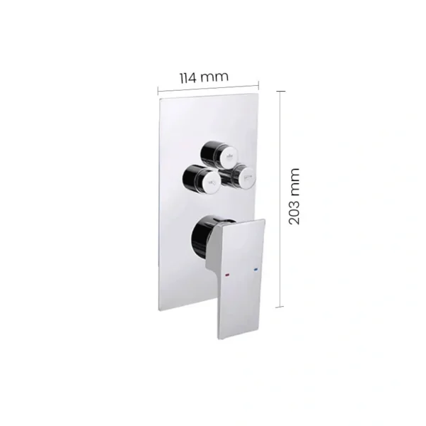 SM 0371116-00 SWISH Privado Shower Mixer 5-Way - Image 2