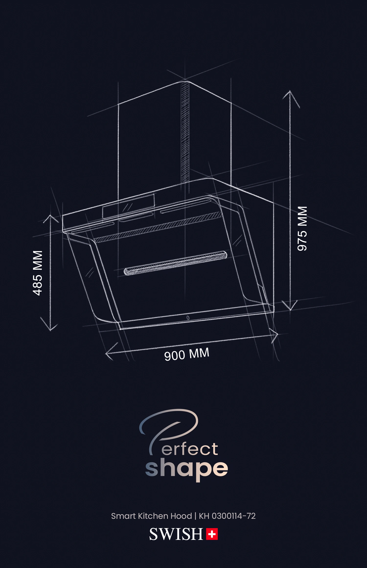 Klasso - KH 0300114-72 SWISH Smart Kitchen Hood 18 Product Media