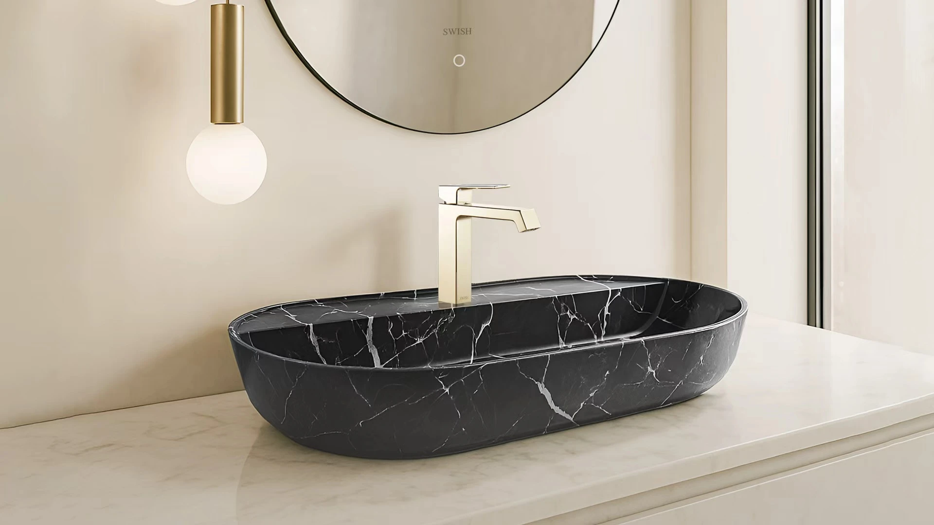 SWISH Marble Art Basins: When Natural Stone Becomes a Signature of Taste