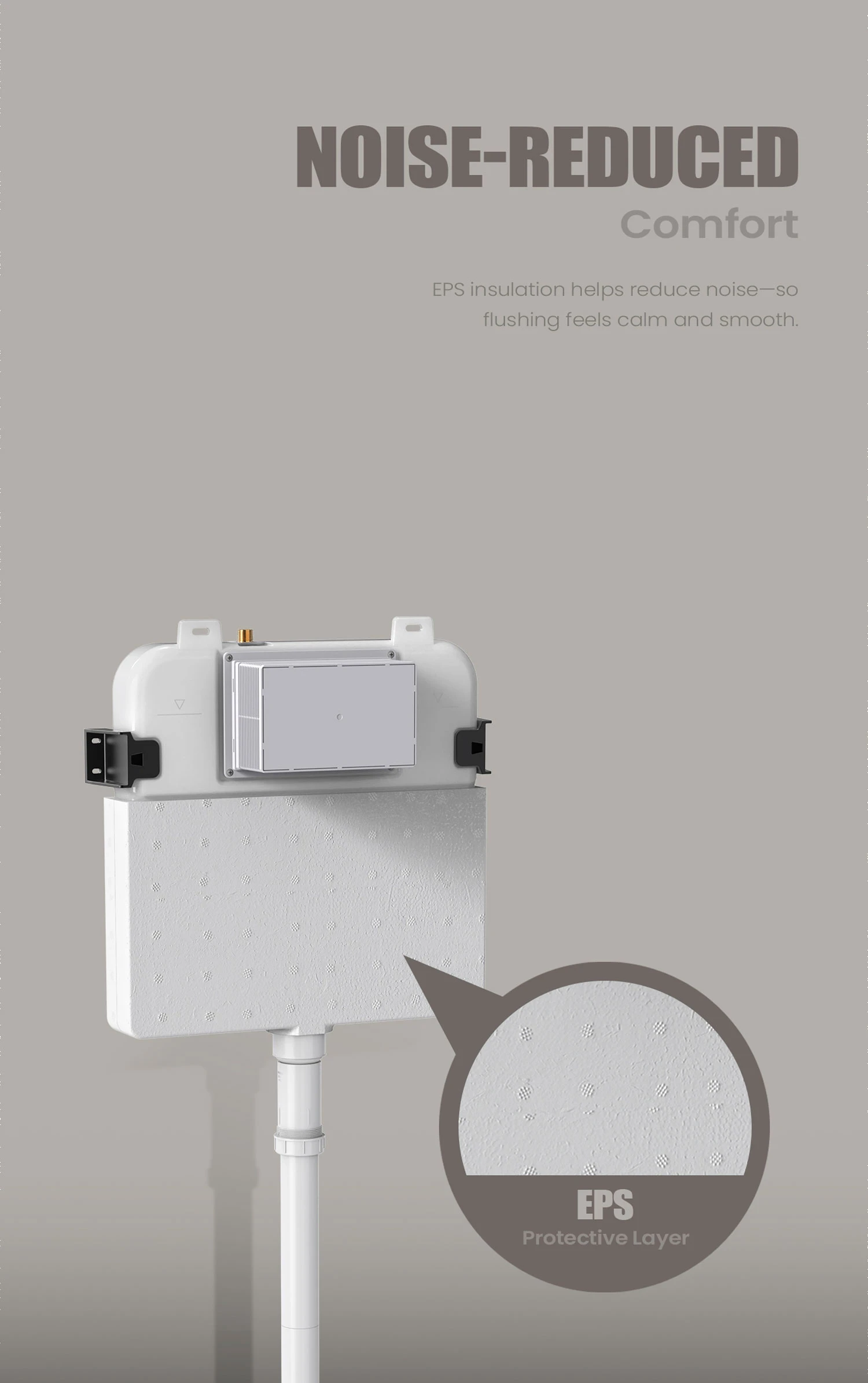 FT 0200119-00 SWISH Flushing Tank Storytelling Image