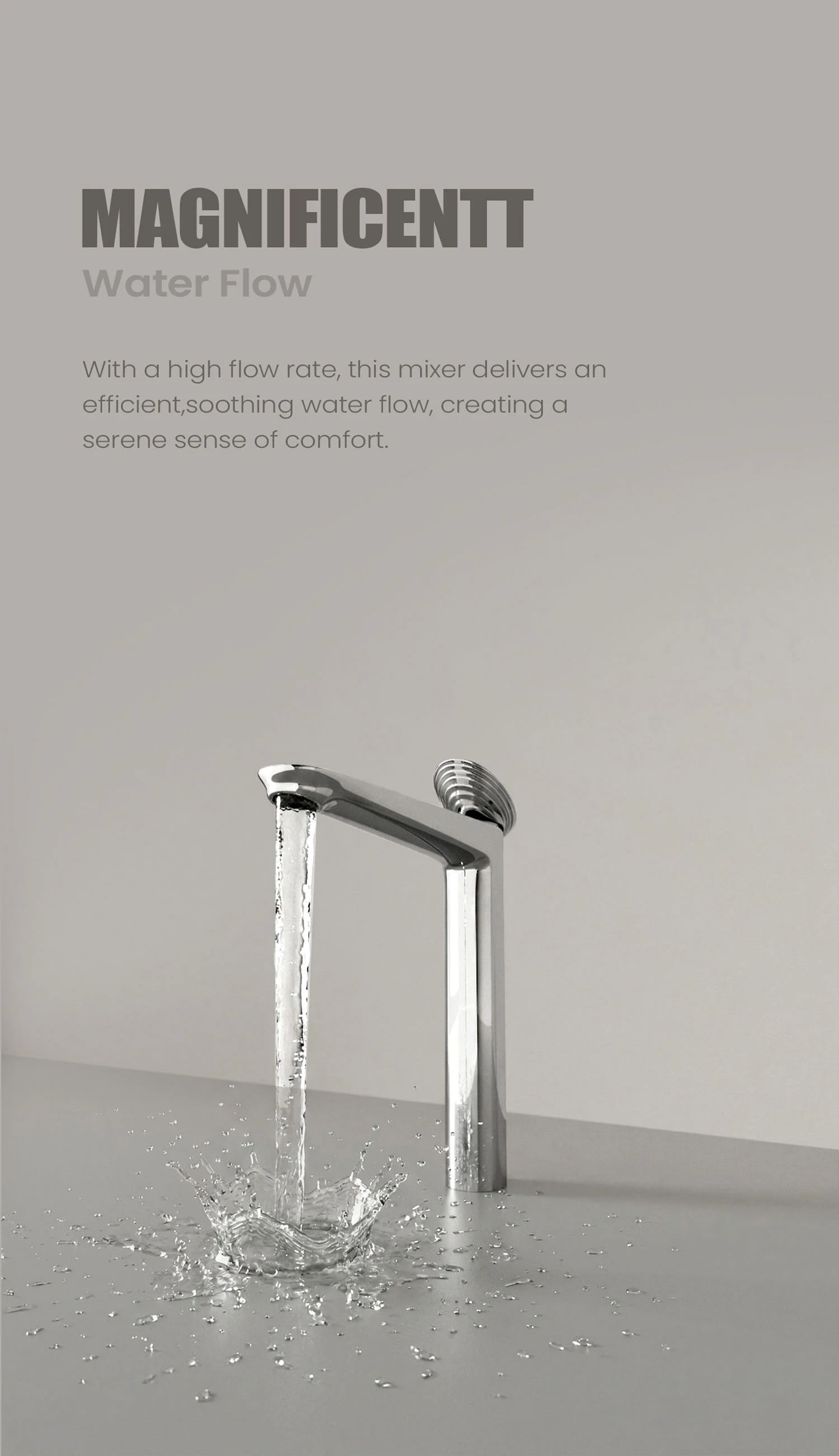 BF 0100139-00 SWISH Long Basin Mixer Storytelling Image