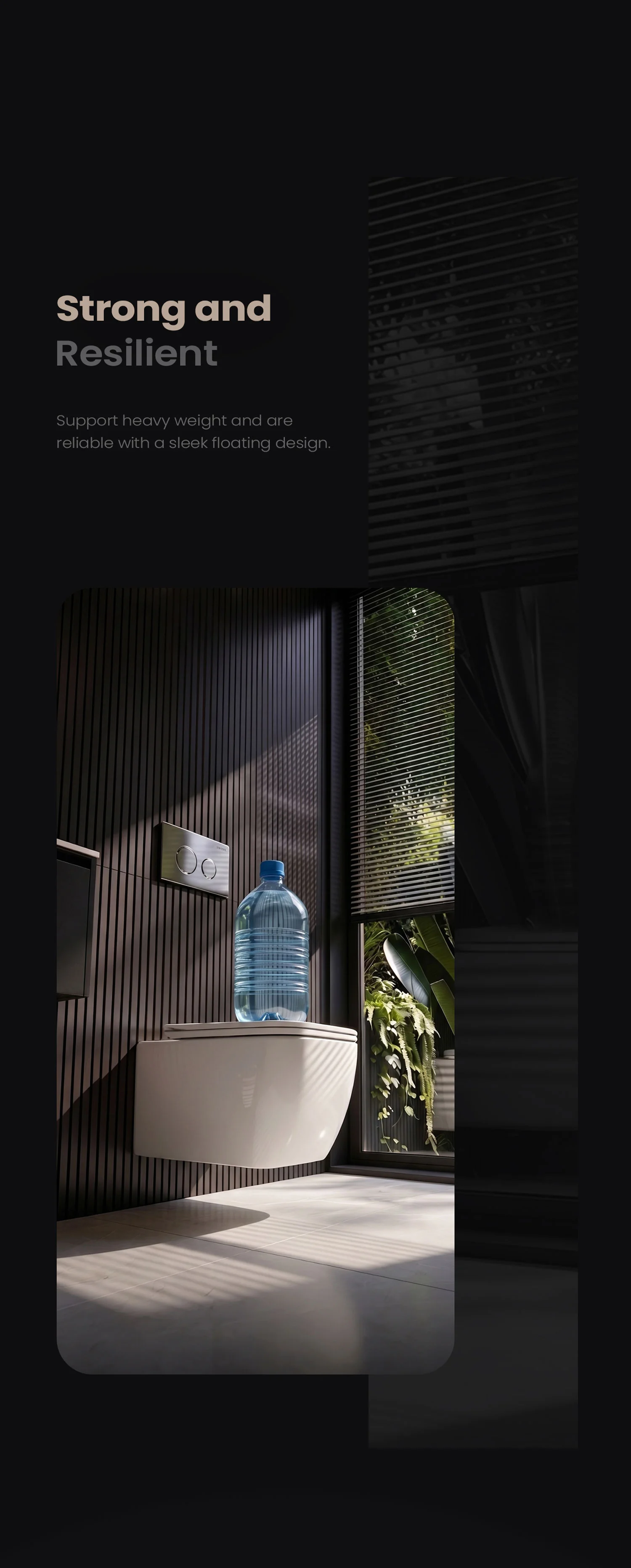 WC 0200166-00 SWISH Wall Hung Commode <br/> <span class="wall-hung-bowl">(Bowl + Seat cover)</span> Storytelling Image