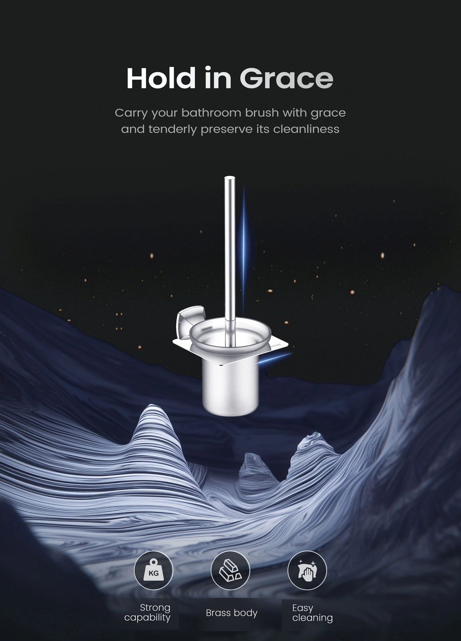Phoenix – BH 0381134-00 SWISH Toilet Brush Holder Storytelling Image