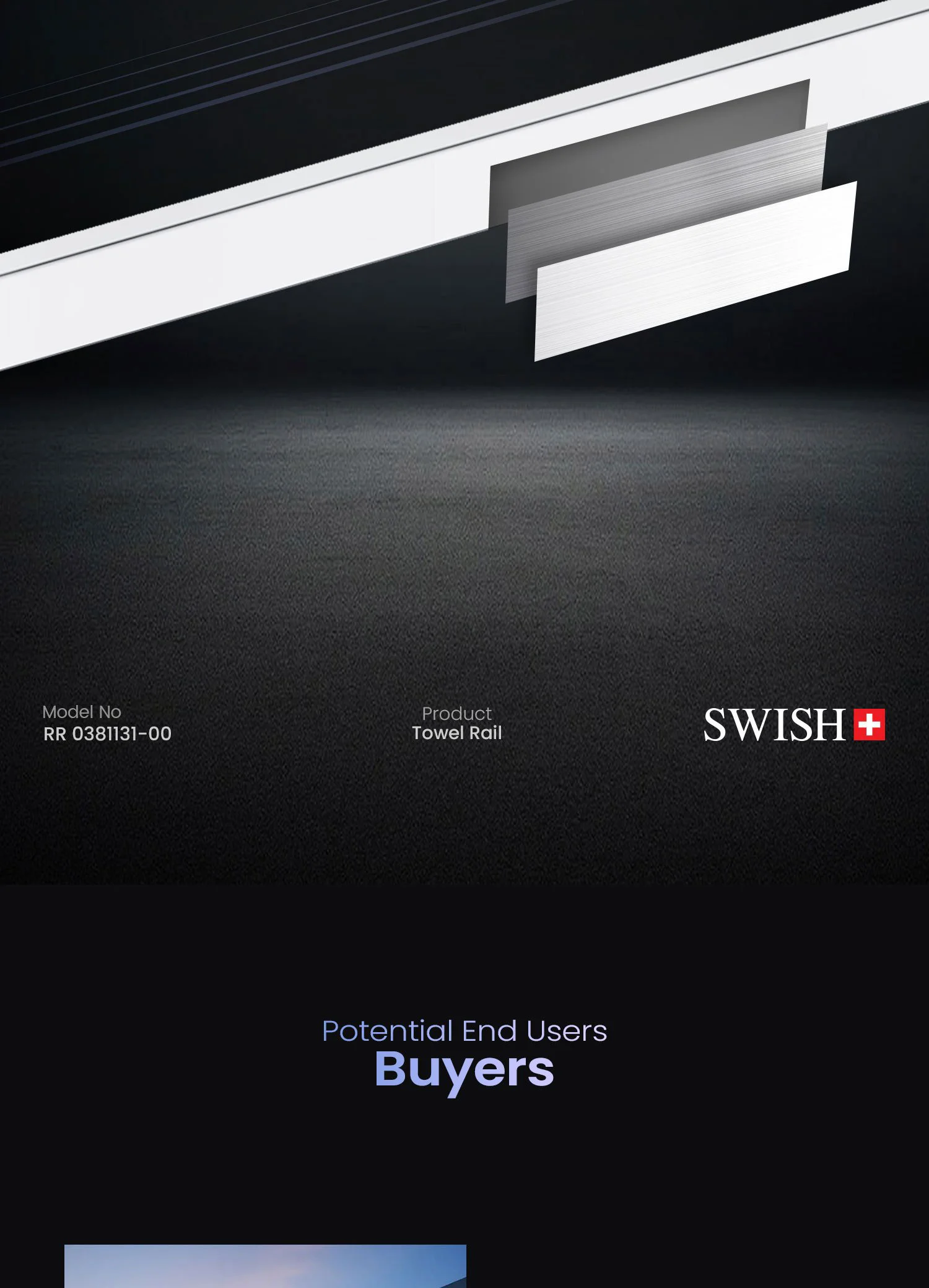 Rove – RR 0381131-00 SWISH Towel Rail Storytelling Image