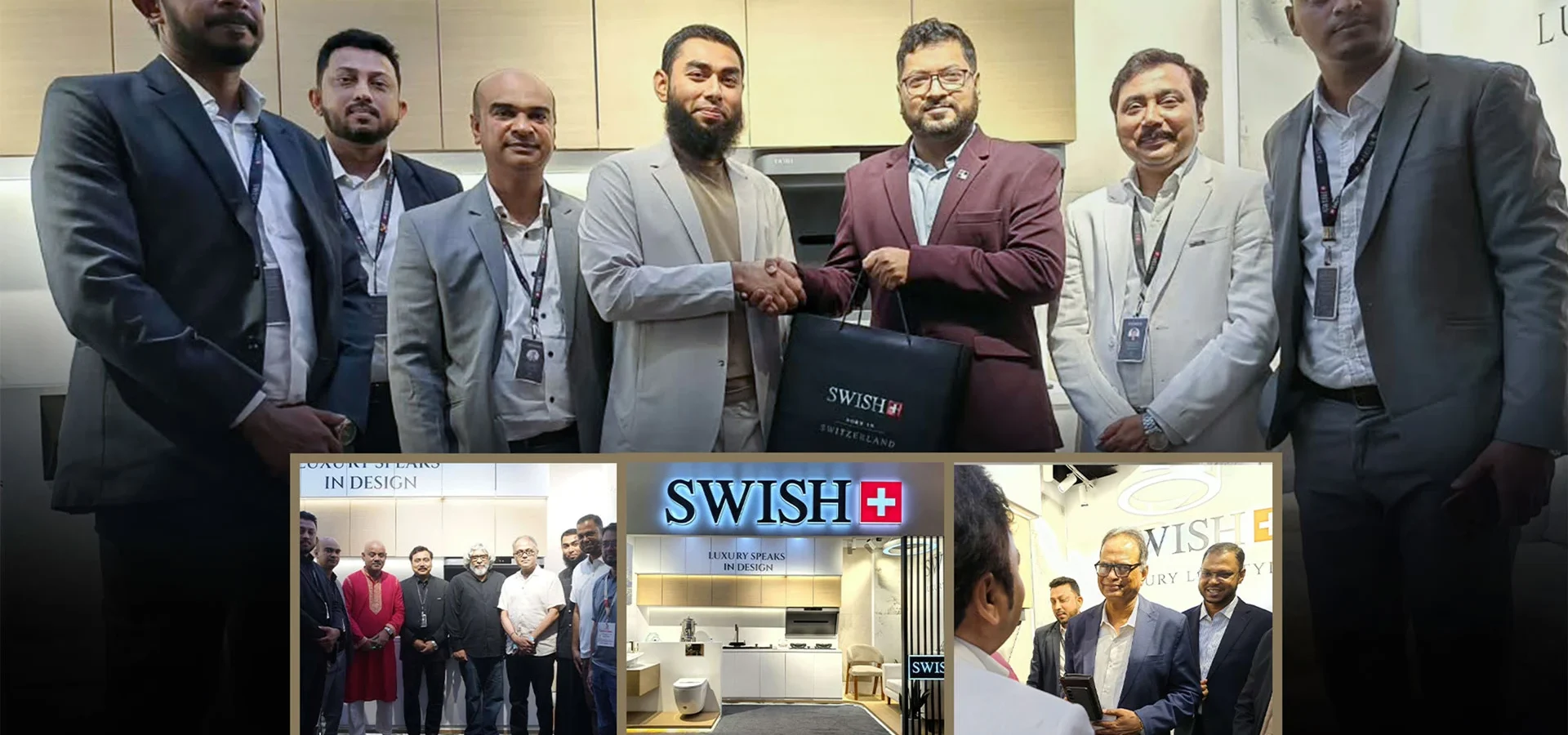 SWISH bathware, kitchenware and tileware stall at the first-ever Chattogram Build Expo 2026